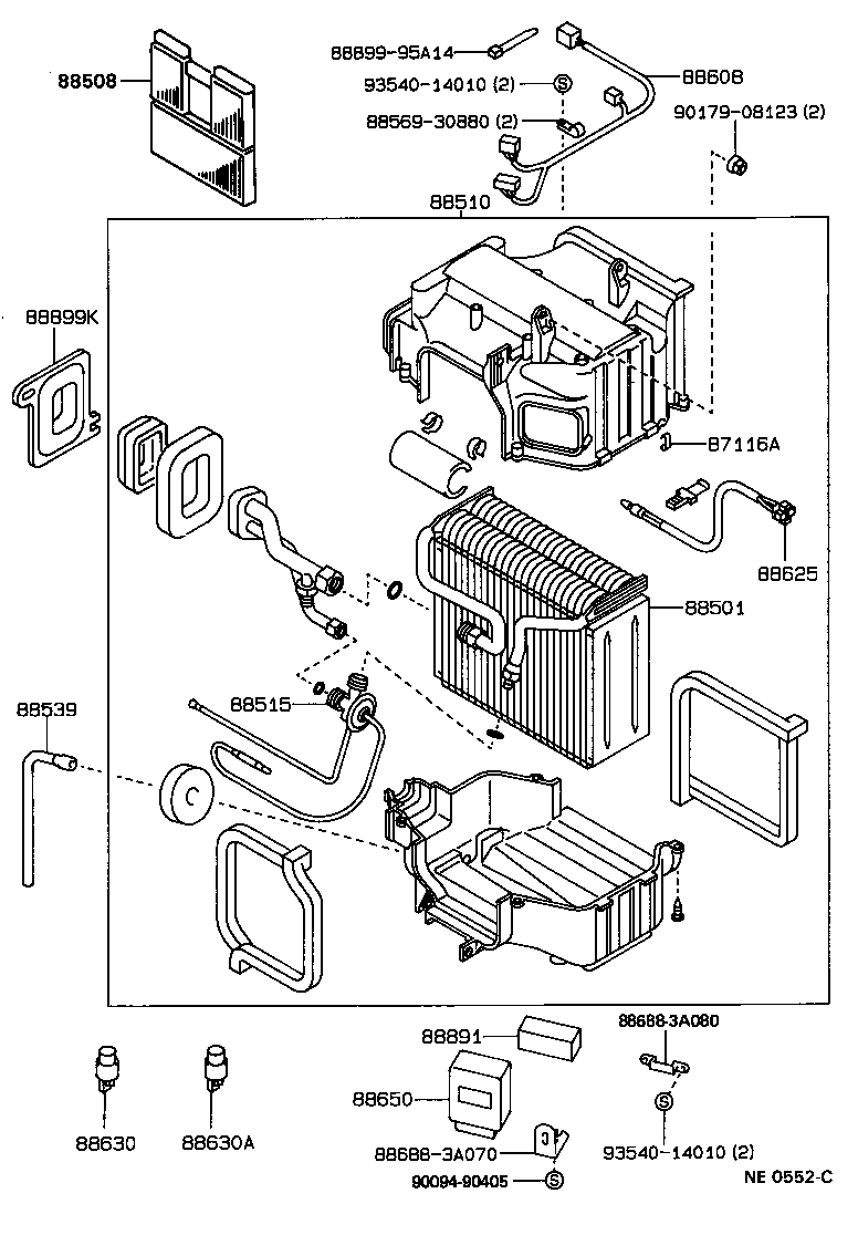  CROWN |  HEATING AIR CONDITIONING COOLER UNIT