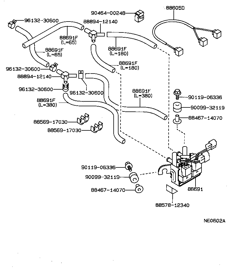  SPRINTER |  HEATING AIR CONDITIONING VACUUM PIPING