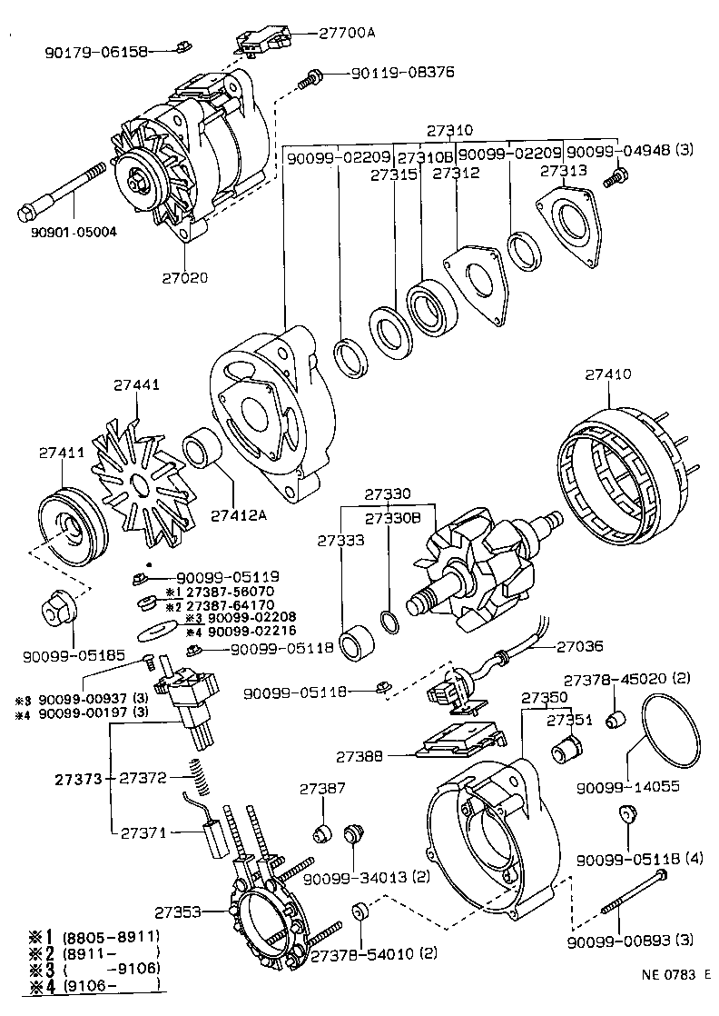  CARINA FF |  ALTERNATOR