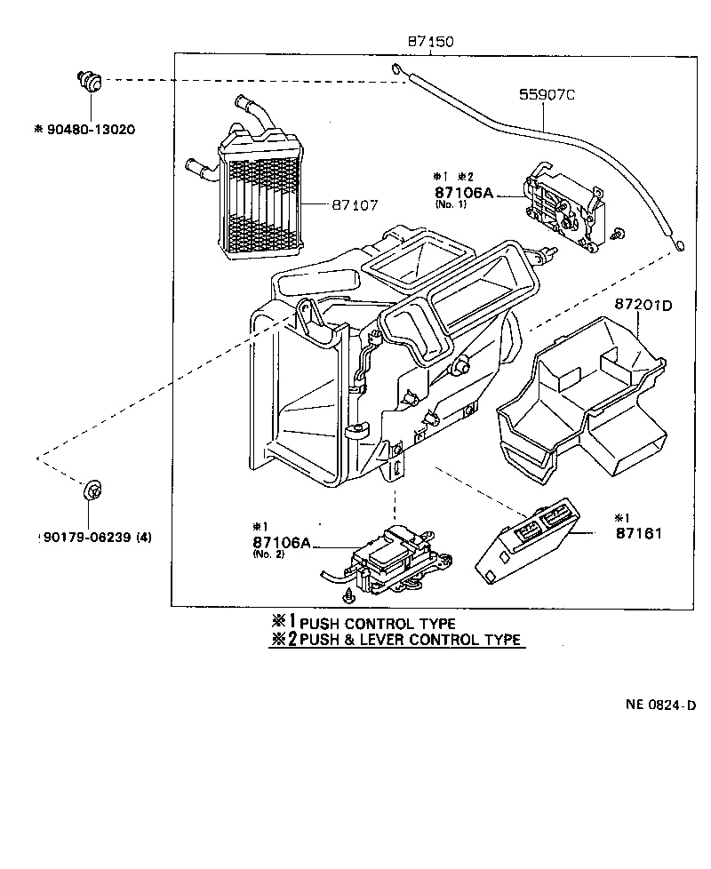  CARINA FF |  HEATING AIR CONDITIONING HEATER UNIT BLOWER
