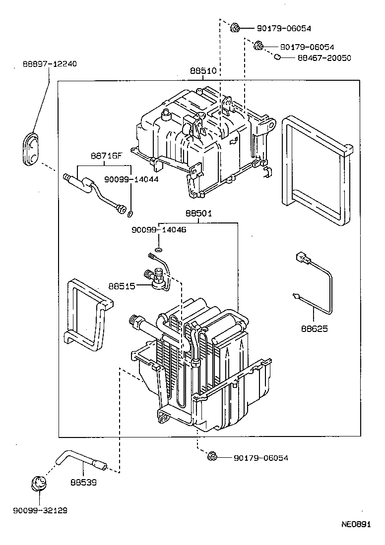  SPRINTER TRUENO |  HEATING AIR CONDITIONING COOLER UNIT