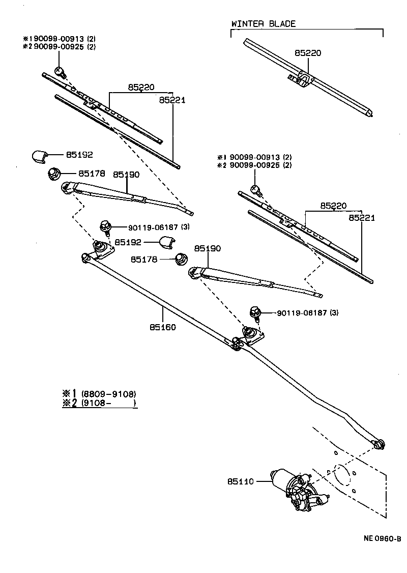  HILUX |  WINDSHIELD WIPER