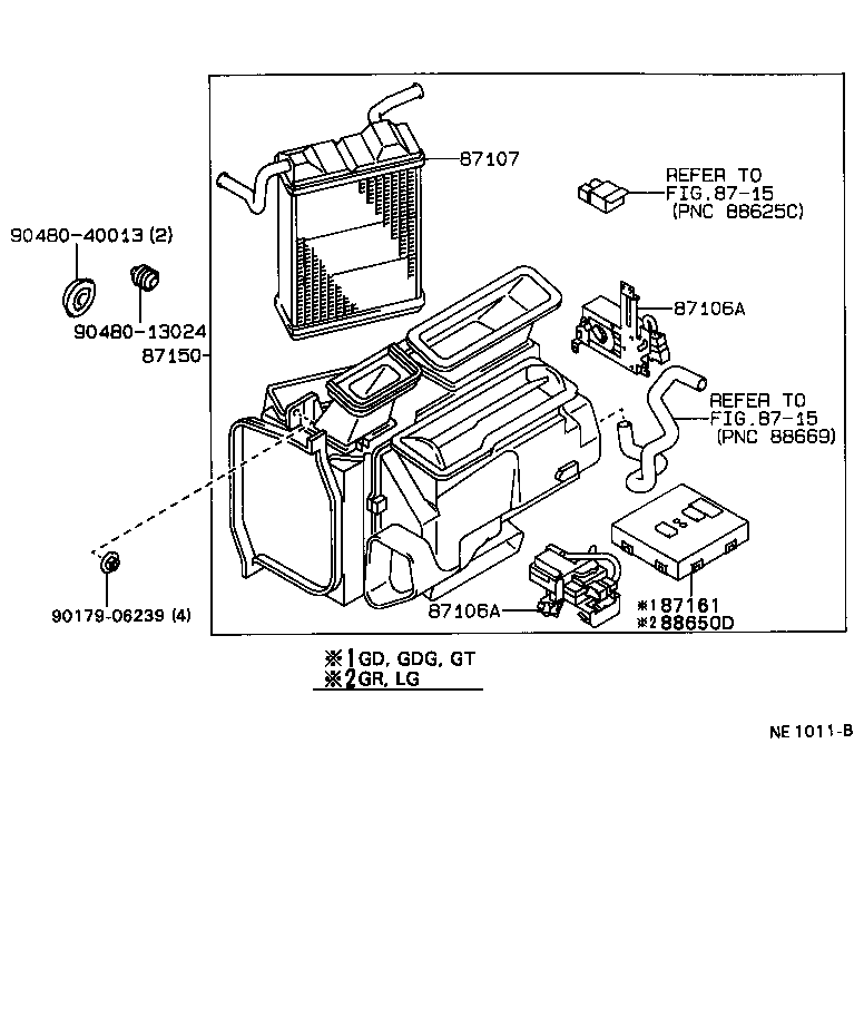  MARK 2 |  HEATING AIR CONDITIONING HEATER UNIT BLOWER