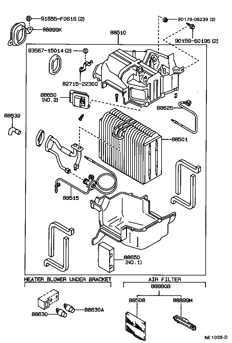  CRESTA |  HEATING AIR CONDITIONING COOLER UNIT