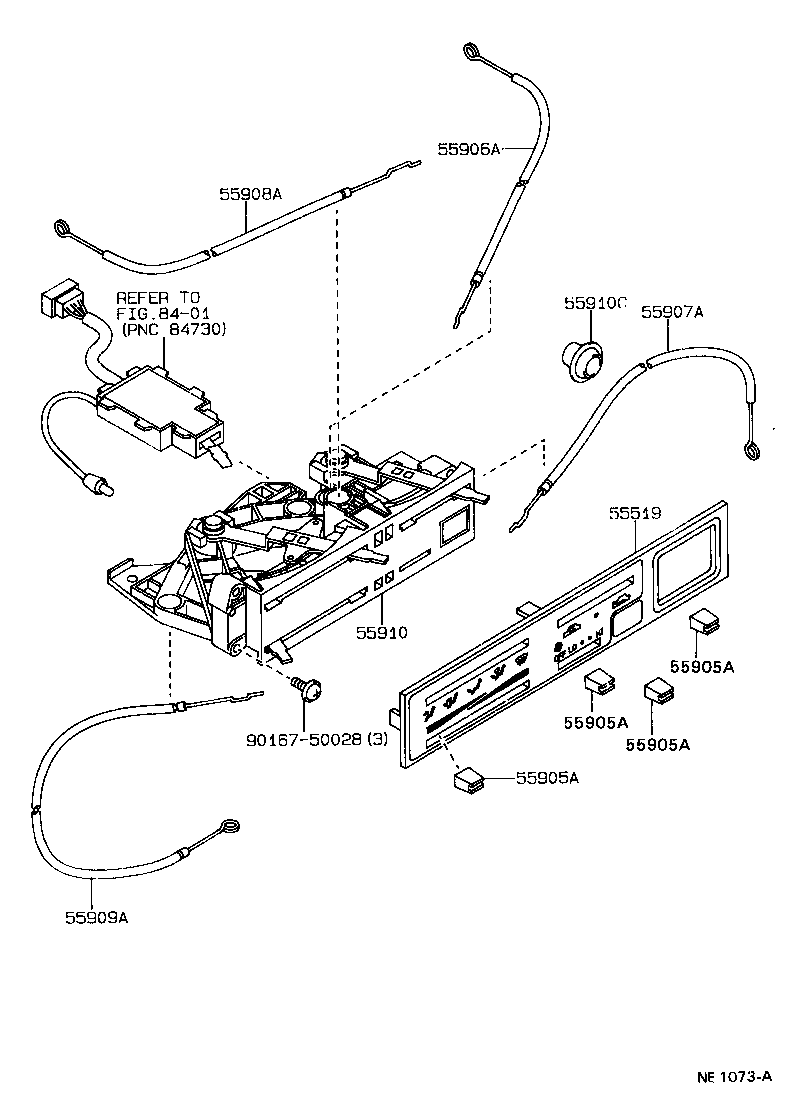  HILUX |  HEATING AIR CONDITIONING CONTROL AIR DUCT