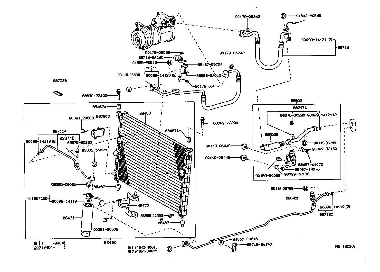  CHASER |  HEATING AIR CONDITIONING COOLER PIPING