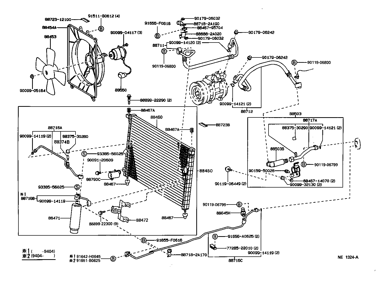  CHASER |  HEATING AIR CONDITIONING COOLER PIPING