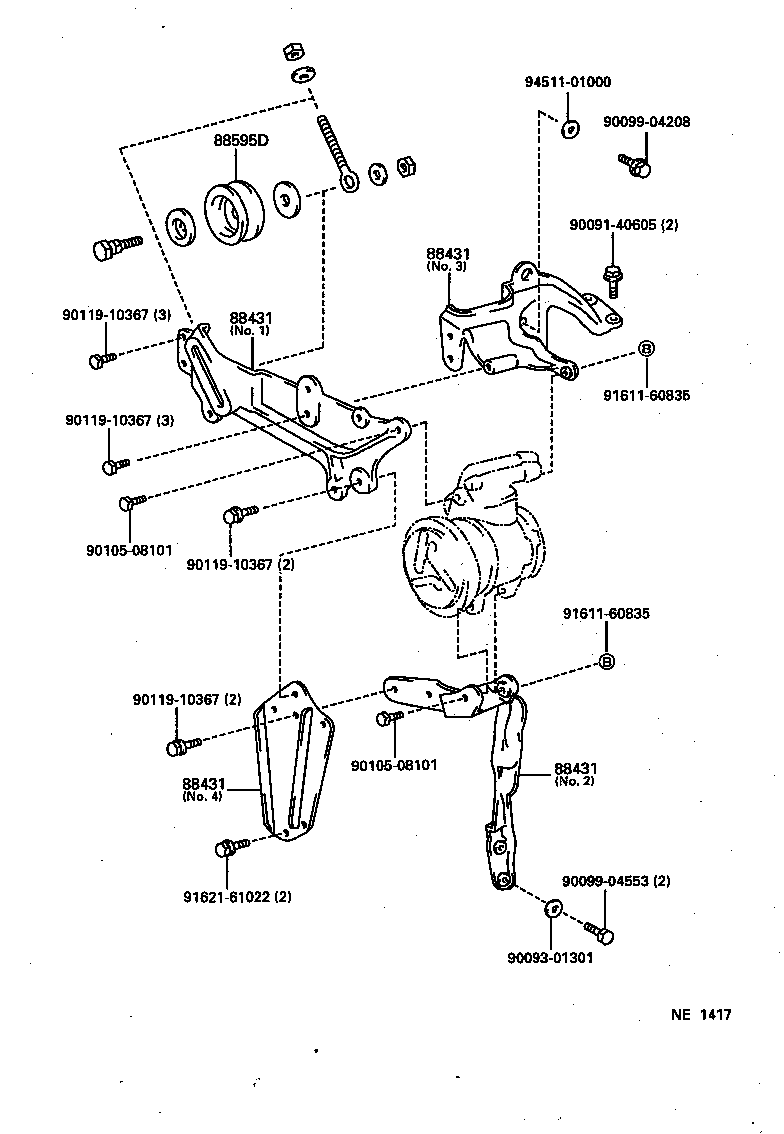  HIACE TRUCK |  HEATING AIR CONDITIONING COMPRESSOR