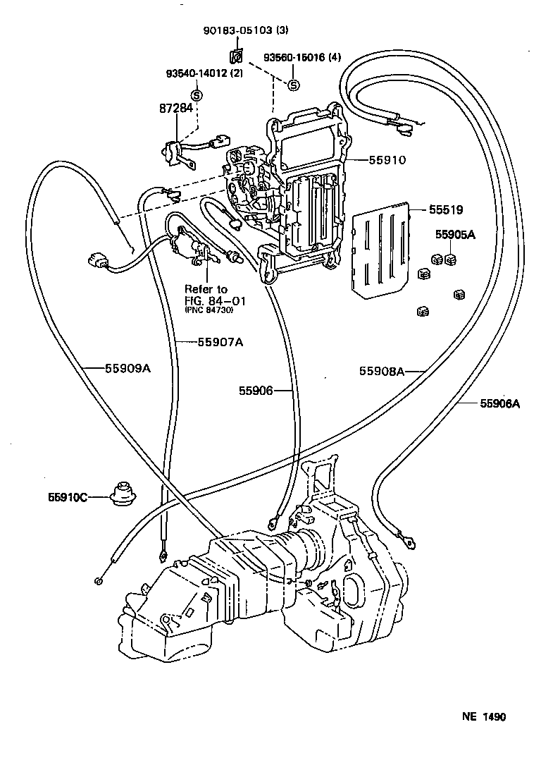  HIACE TRUCK |  HEATING AIR CONDITIONING CONTROL AIR DUCT