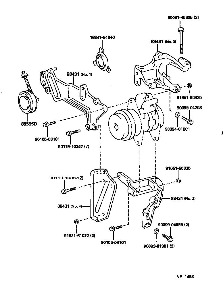  HIACE TRUCK |  HEATING AIR CONDITIONING COMPRESSOR