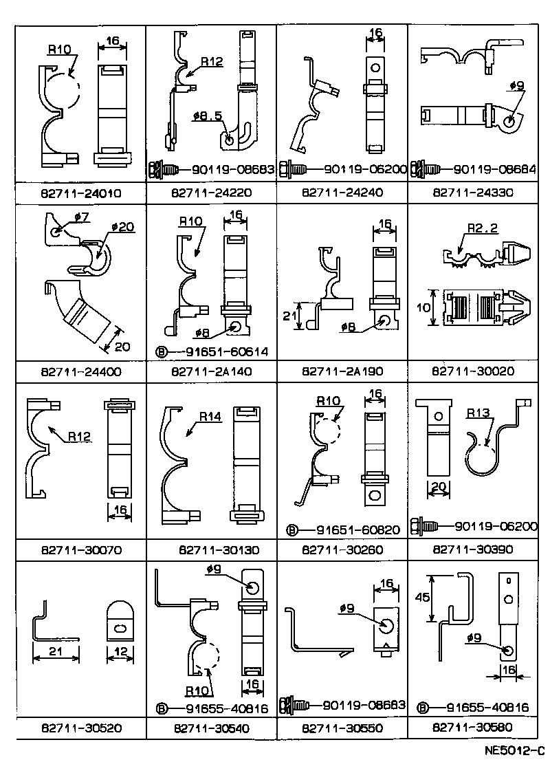  CROWN |  WIRING CLAMP