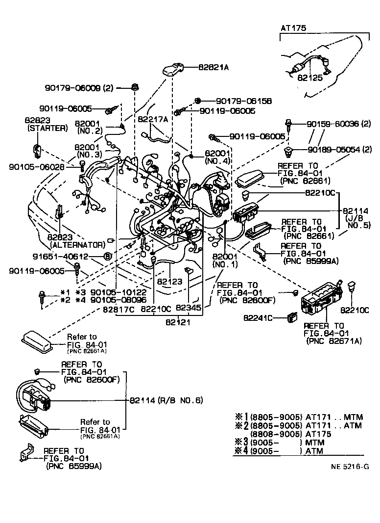  CARINA FF |  WIRING CLAMP
