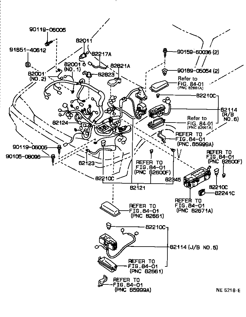  CARINA FF |  WIRING CLAMP