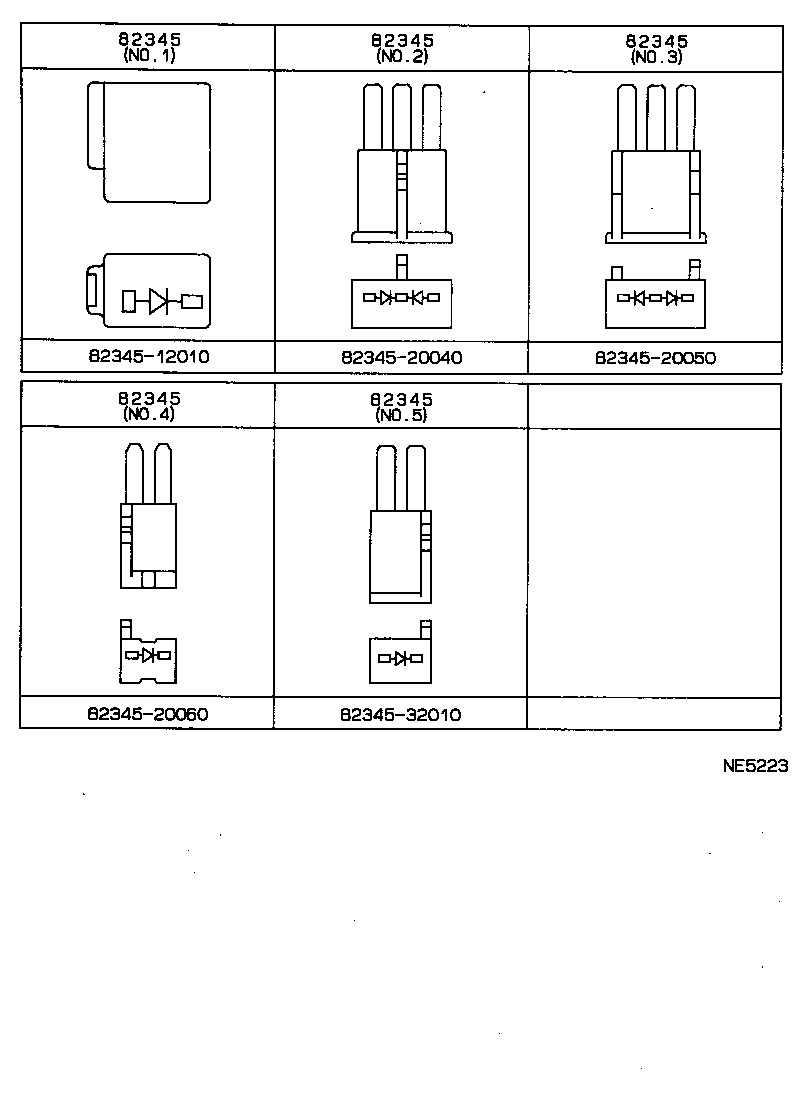  CARINA FF |  WIRING CLAMP