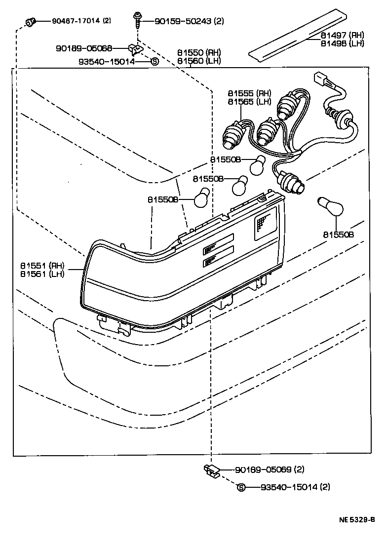  MARK 2 |  REAR COMBINATION LAMP