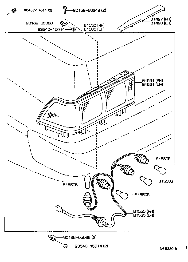  MARK 2 |  REAR COMBINATION LAMP