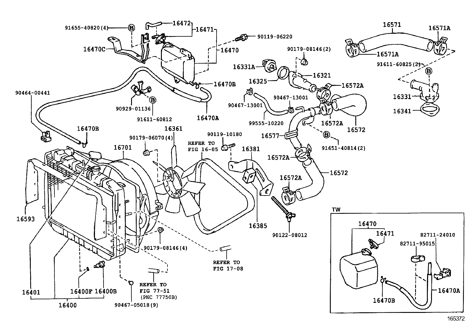  TOYOACE DYNA |  RADIATOR WATER OUTLET