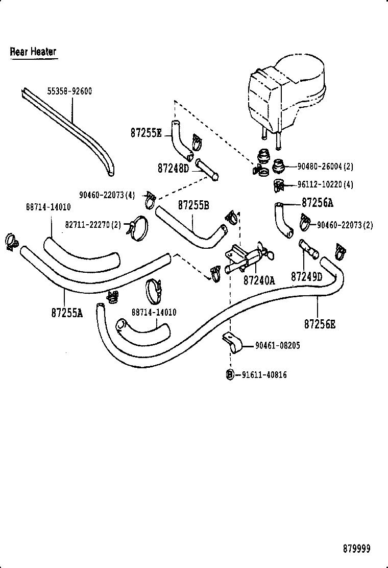  DYNA TOYOACE |  HEATING AIR CONDITIONING WATER PIPING
