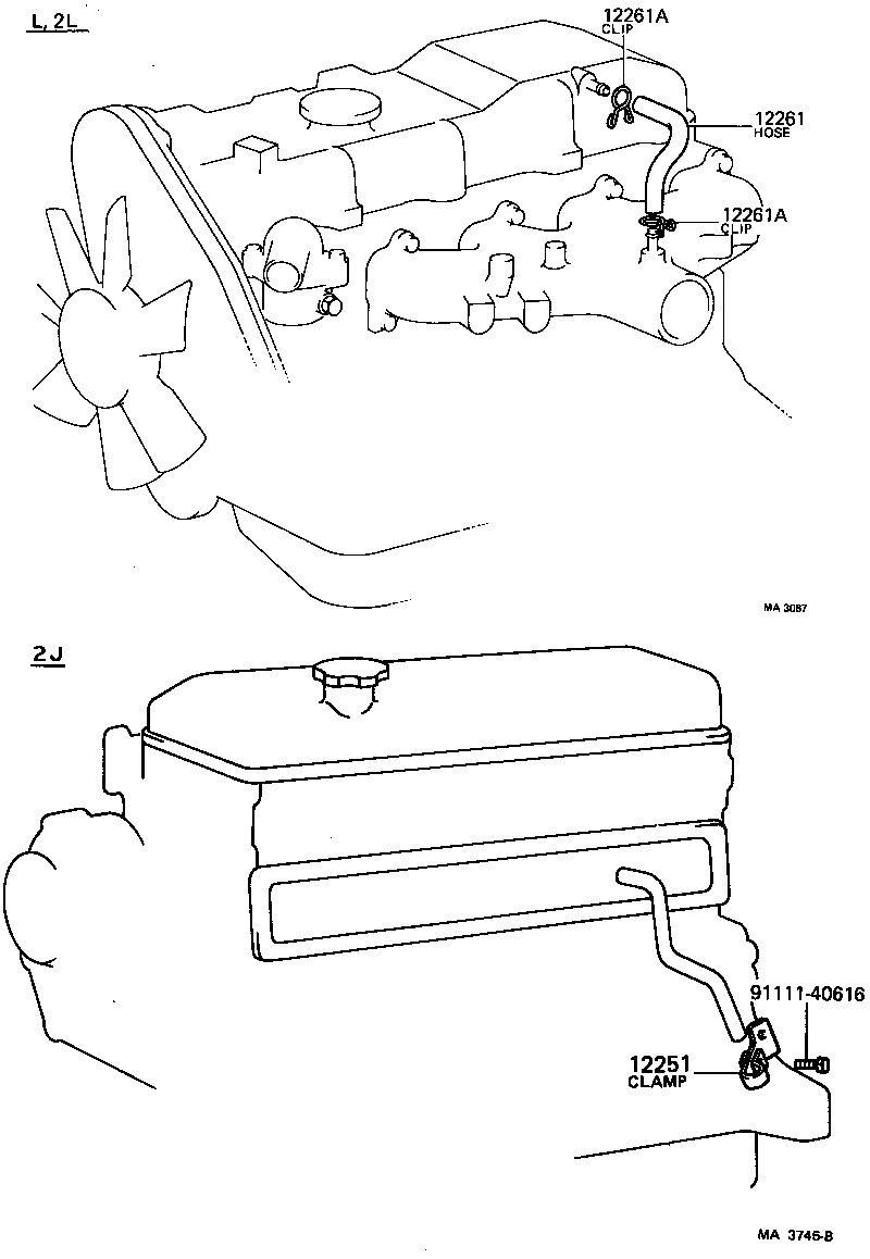  TOYOACE |  VENTILATION HOSE