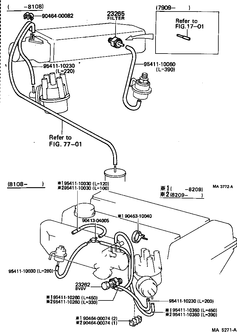  COROLLA |  VACUUM PIPING