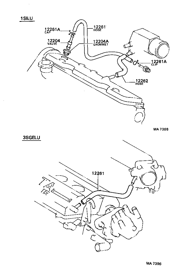  CAMRY VISTA |  VENTILATION HOSE