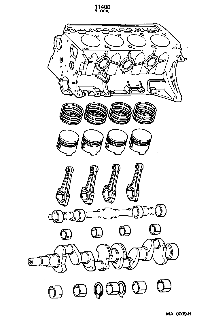  STARLET |  SHORT BLOCK ASSEMBLY