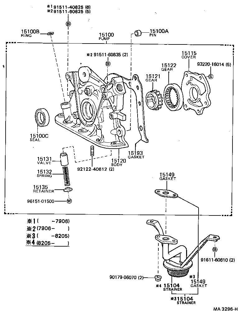  COROLLA |  ENGINE OIL PUMP