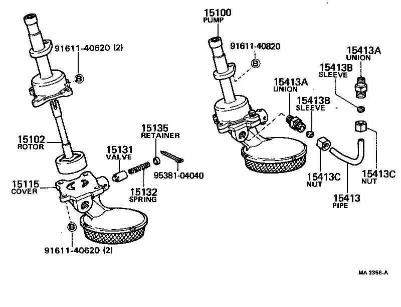  HIACE TRUCK |  ENGINE OIL PUMP