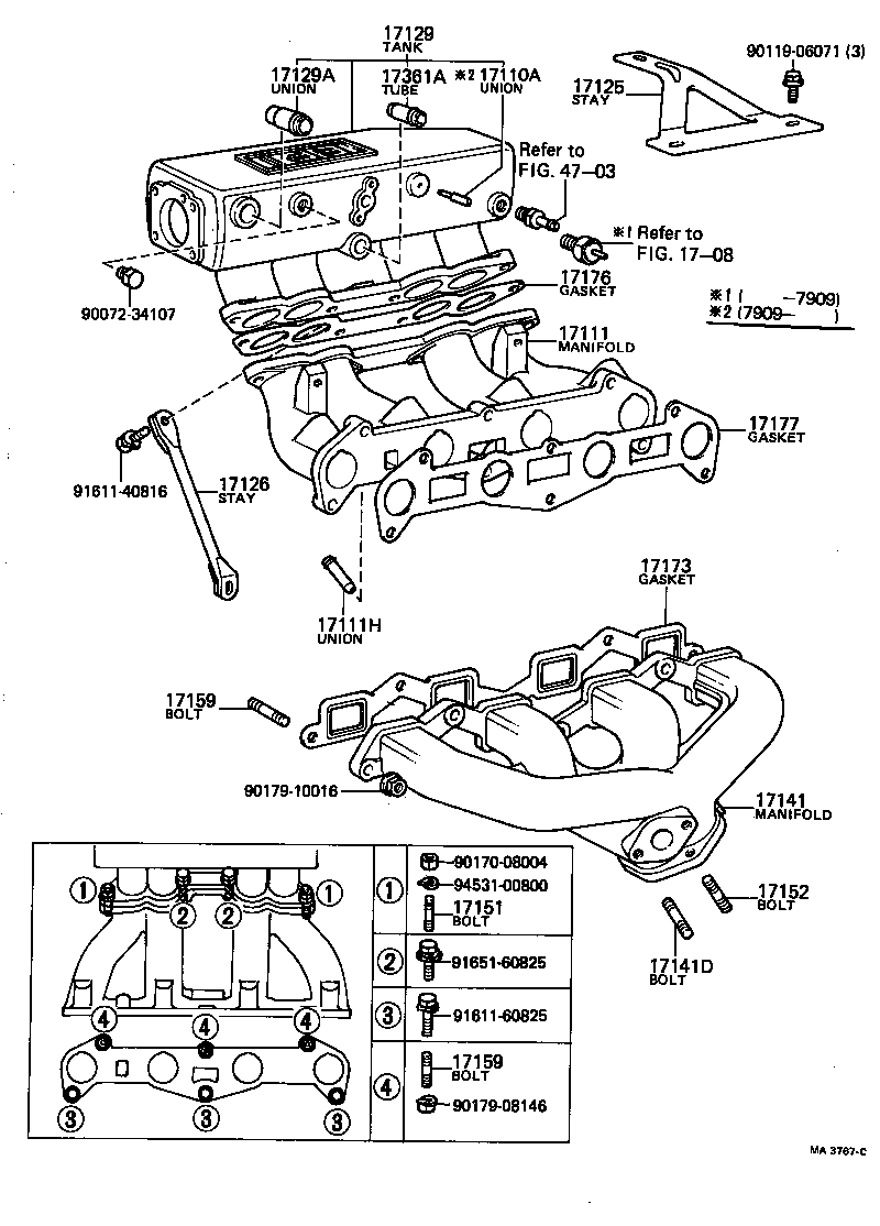  COROLLA |  MANIFOLD