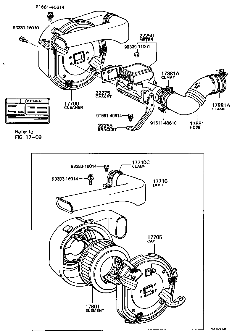  SPRINTER |  AIR CLEANER