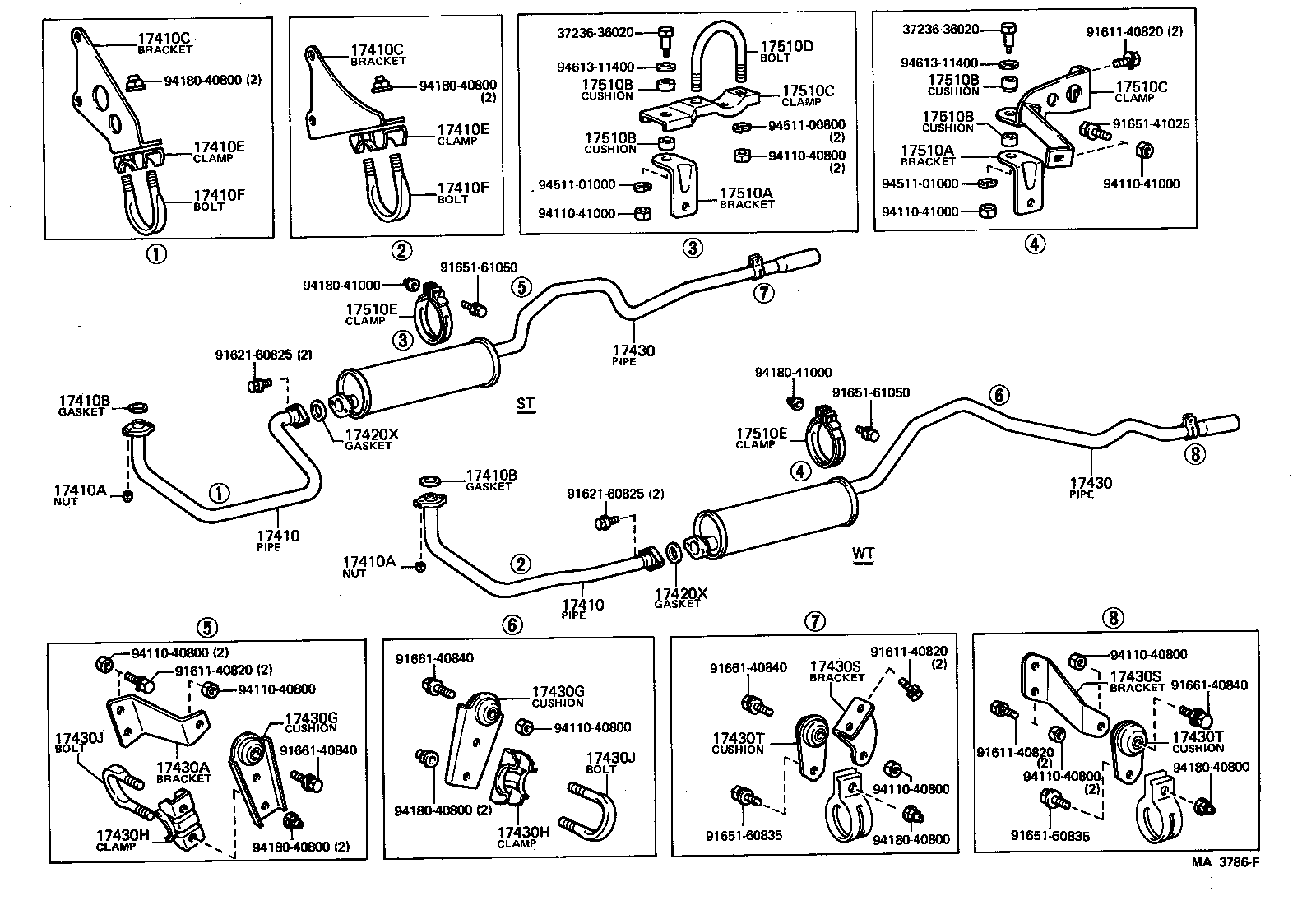  TOYOACE |  EXHAUST PIPE