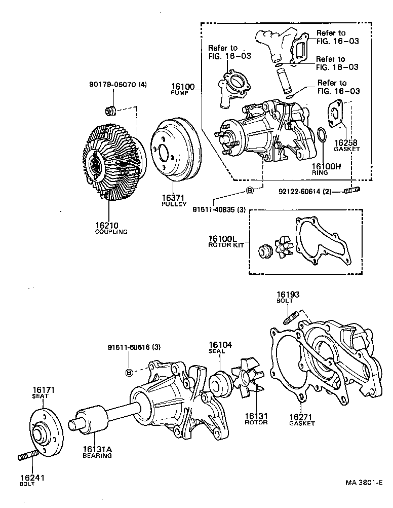  SPRINTER |  WATER PUMP