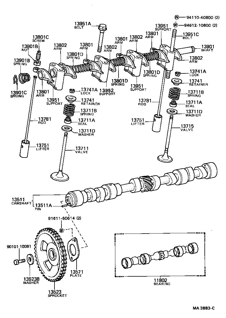  SPRINTER |  CAMSHAFT VALVE