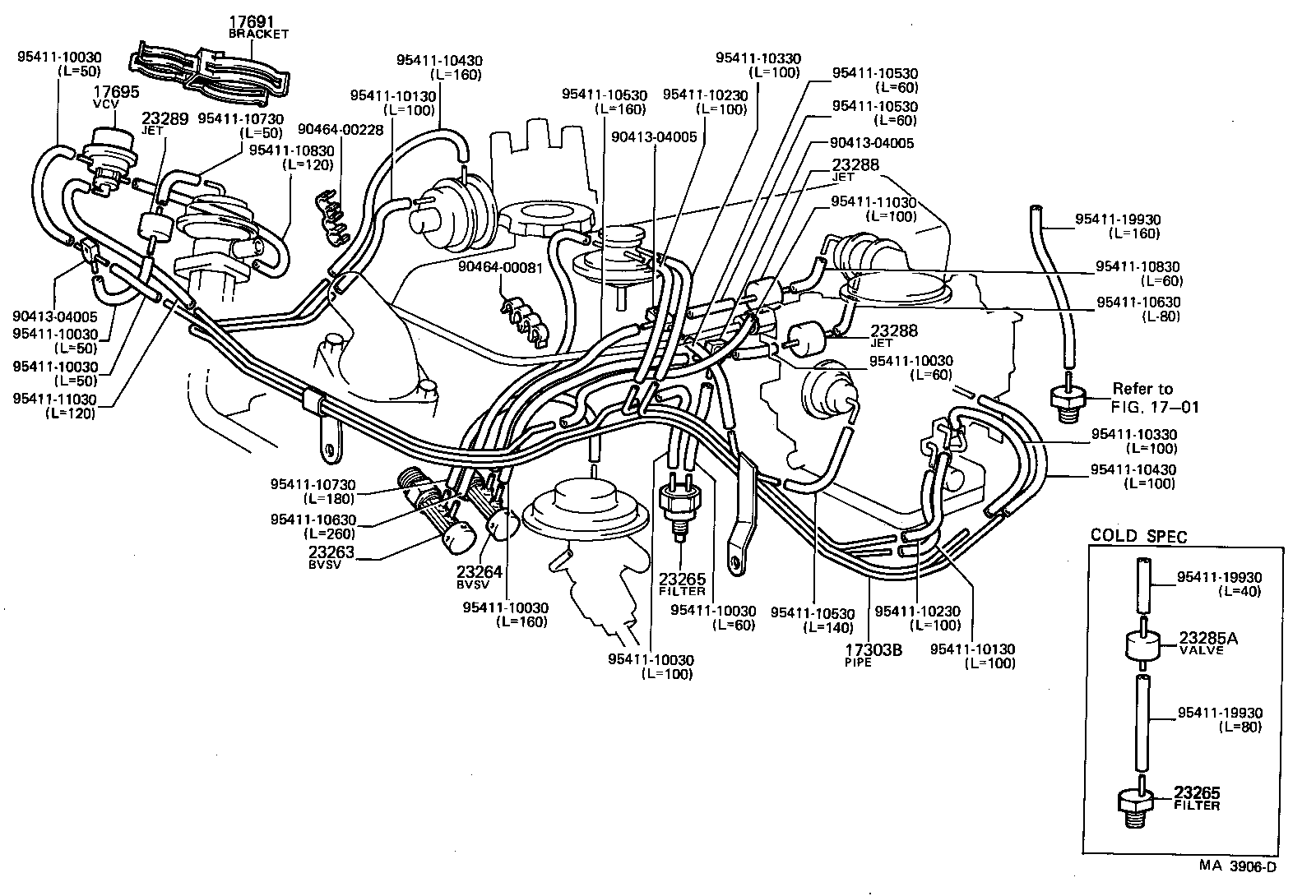  STARLET |  VACUUM PIPING