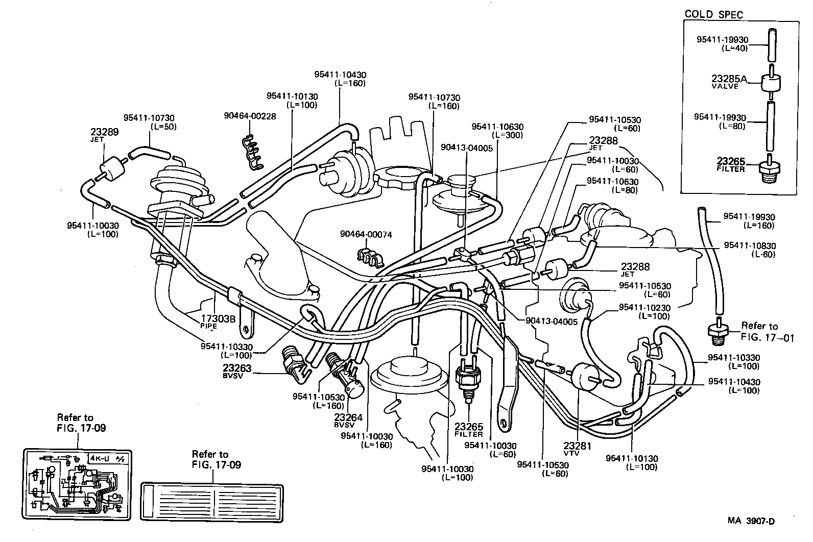  STARLET |  VACUUM PIPING