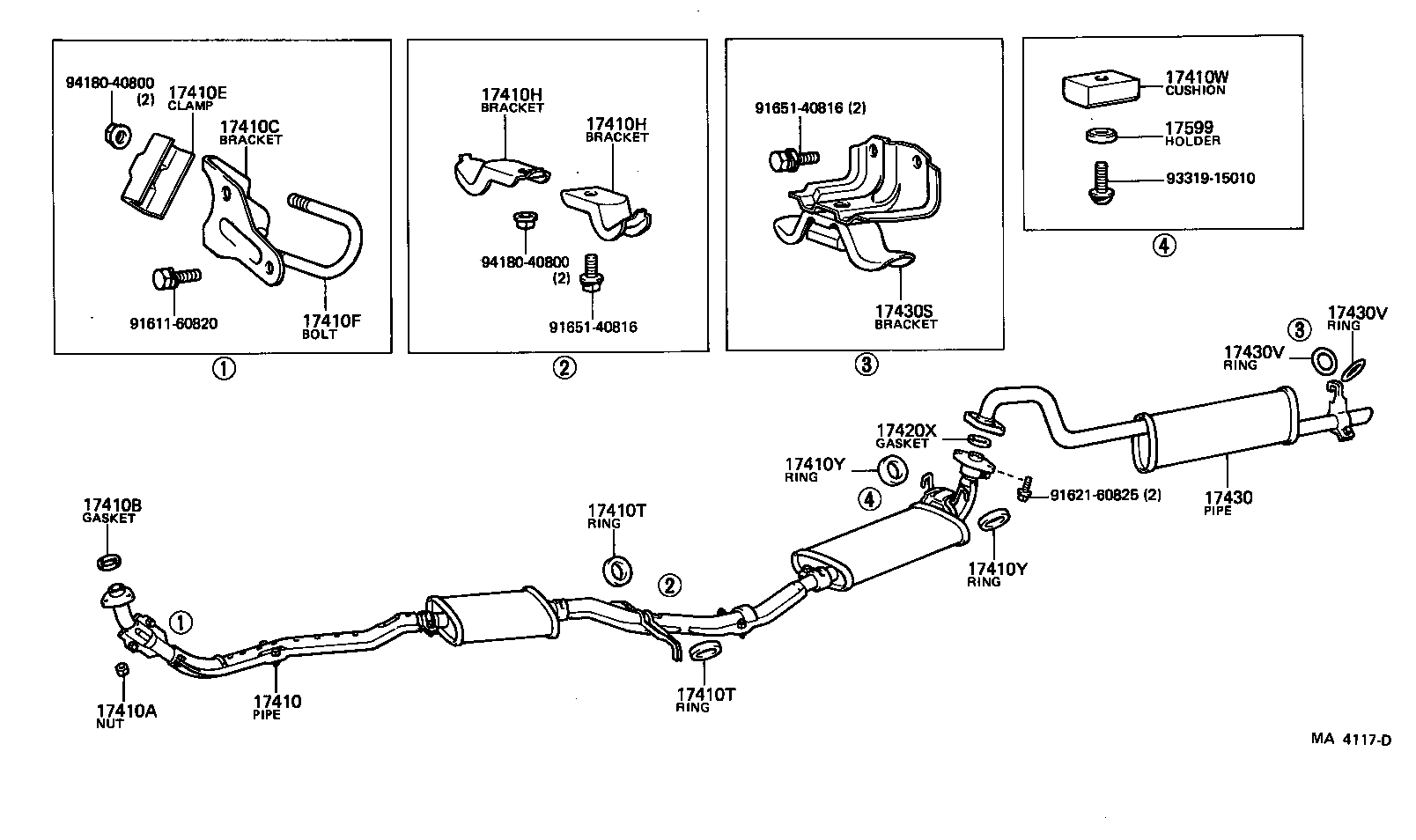  CROWN |  EXHAUST PIPE