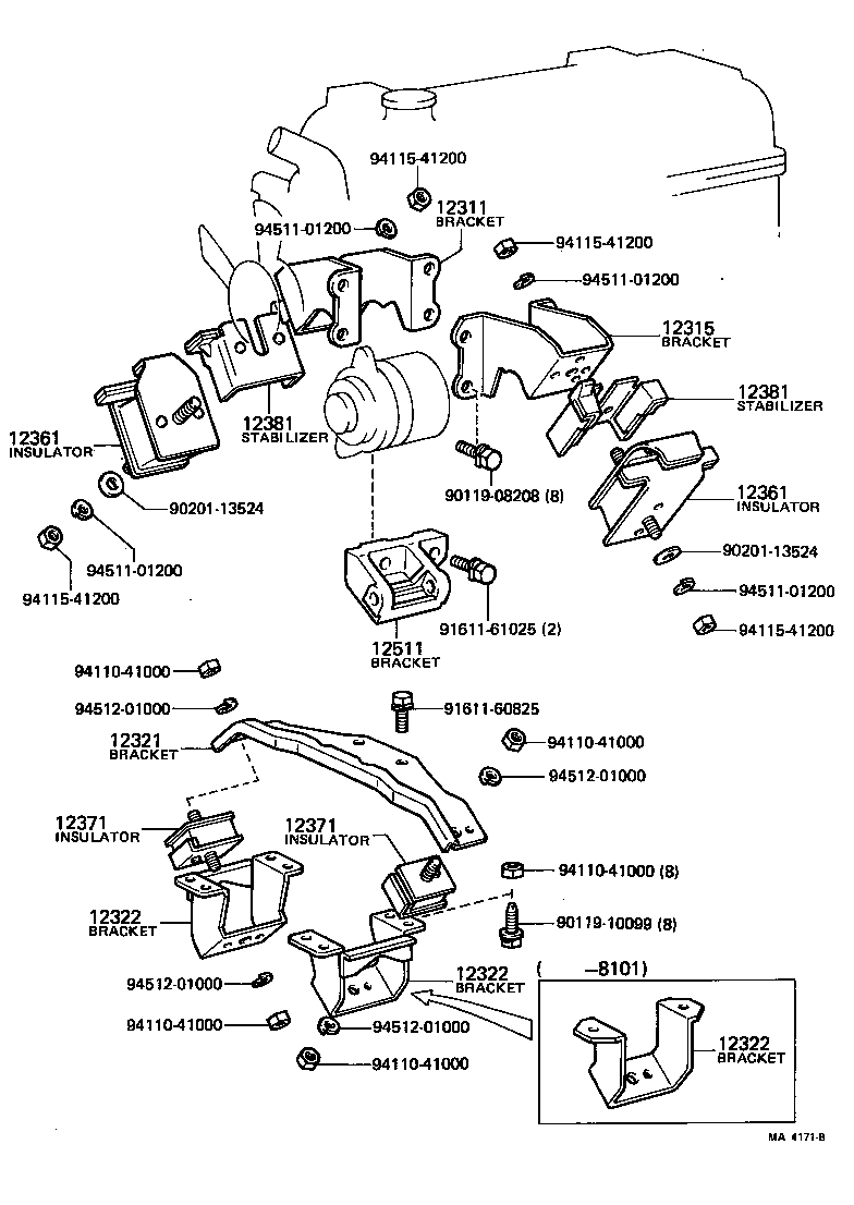  LITE TOWNACE TRUCK |  MOUNTING