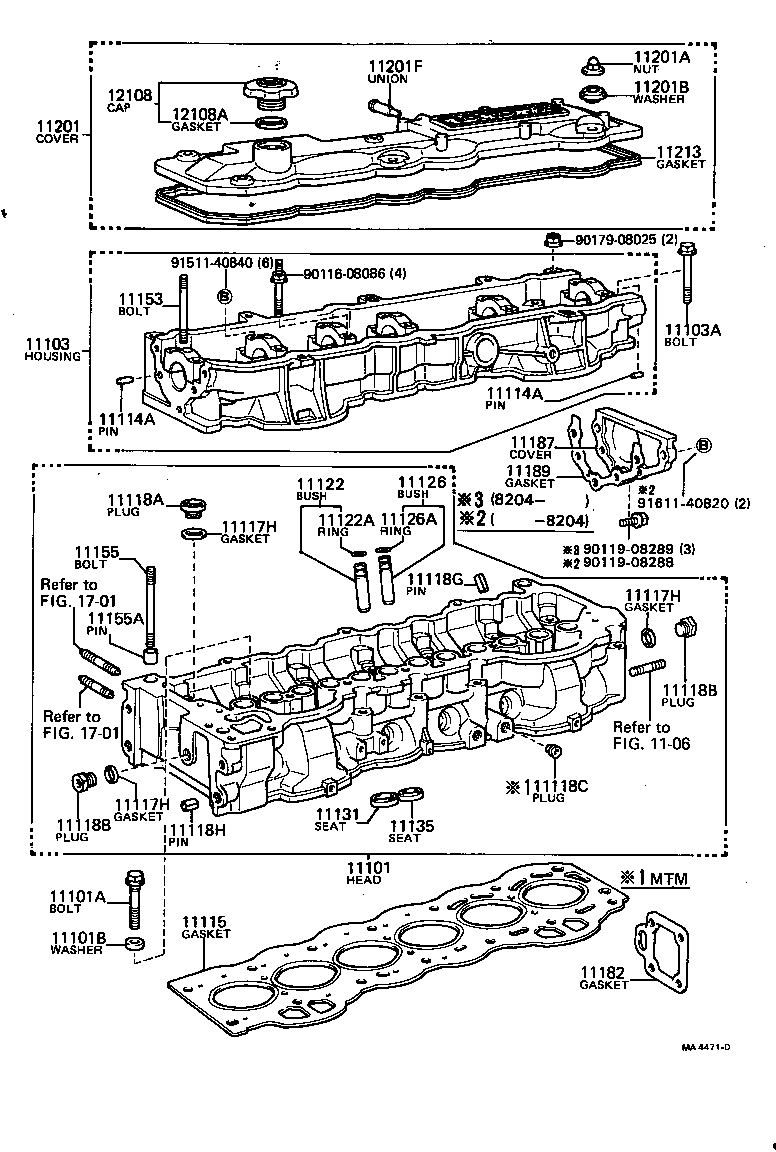  CROWN |  CYLINDER HEAD