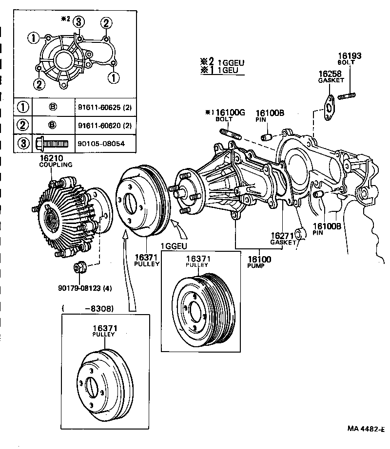  CELICA |  WATER PUMP