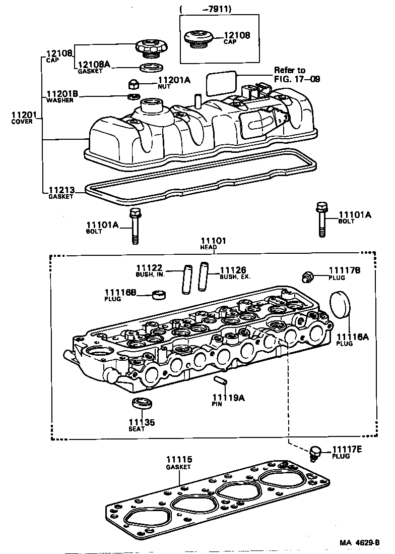  TOYOACE |  CYLINDER HEAD