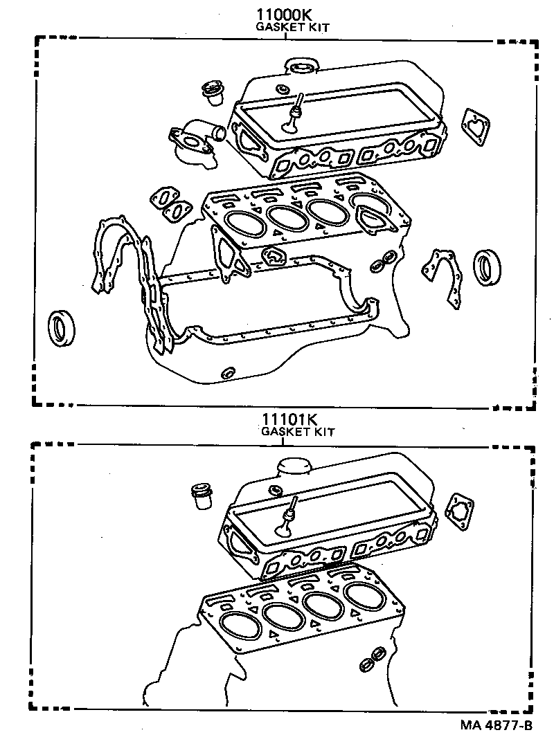  STARLET |  ENGINE OVERHAUL GASKET KIT