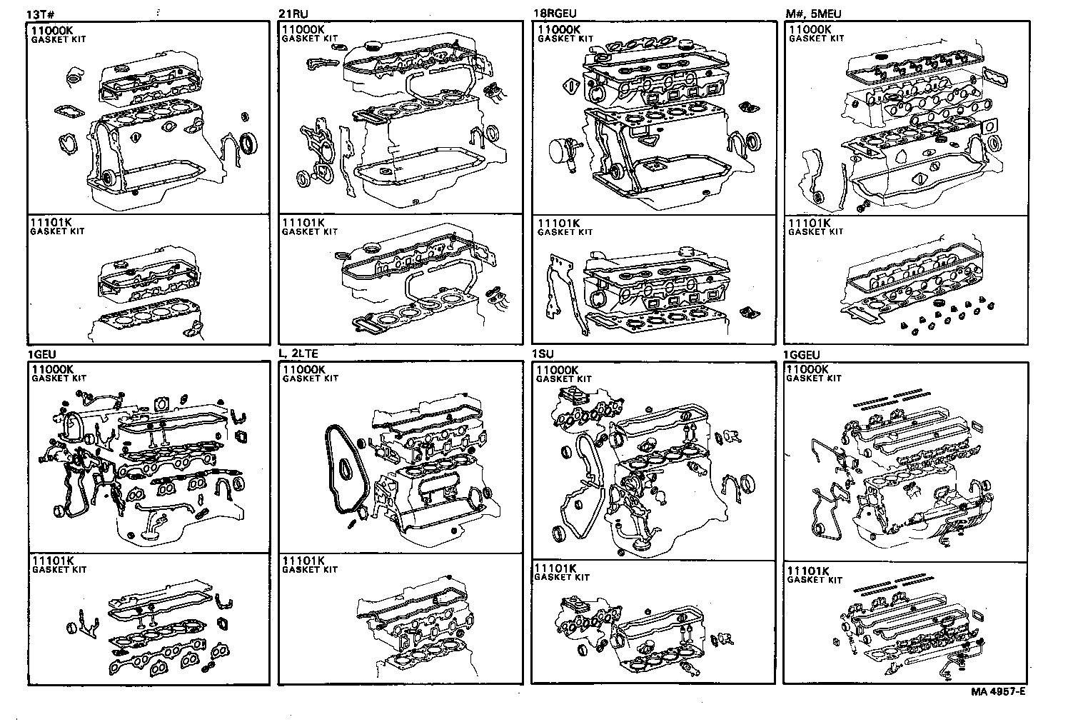  MARK 2 |  ENGINE OVERHAUL GASKET KIT