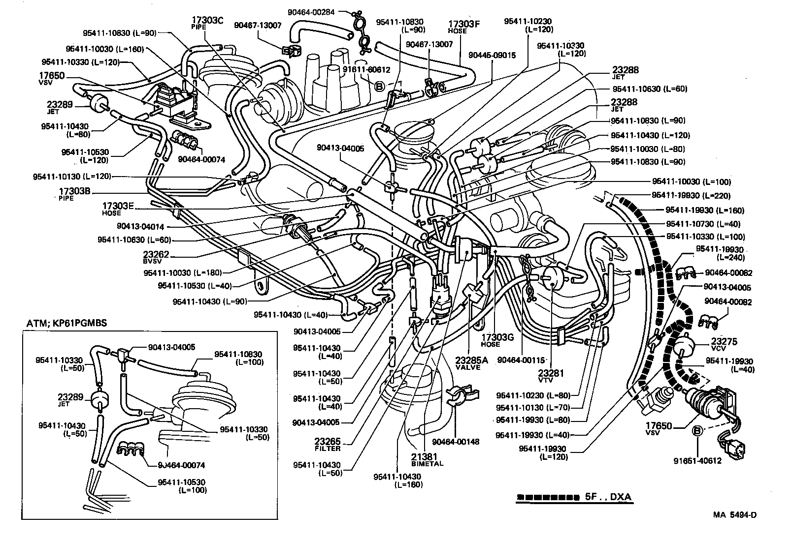  STARLET |  VACUUM PIPING
