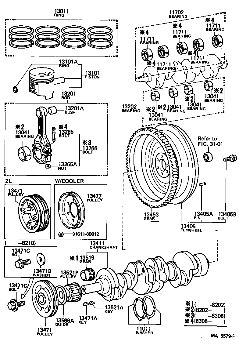  TOYOACE |  CRANKSHAFT PISTON