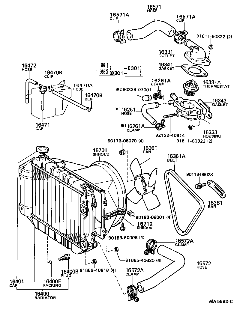  SPRINTER |  RADIATOR WATER OUTLET