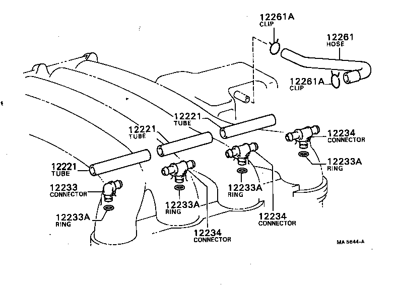  COROLLA |  VENTILATION HOSE