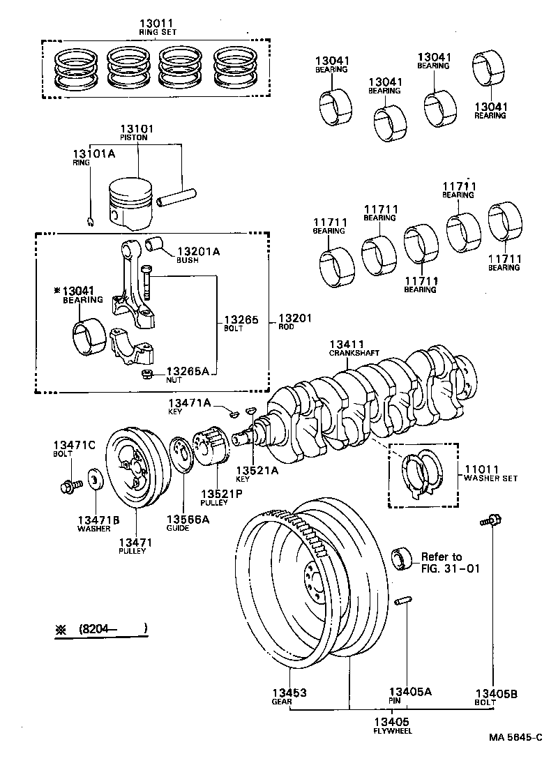  SPRINTER |  CRANKSHAFT PISTON