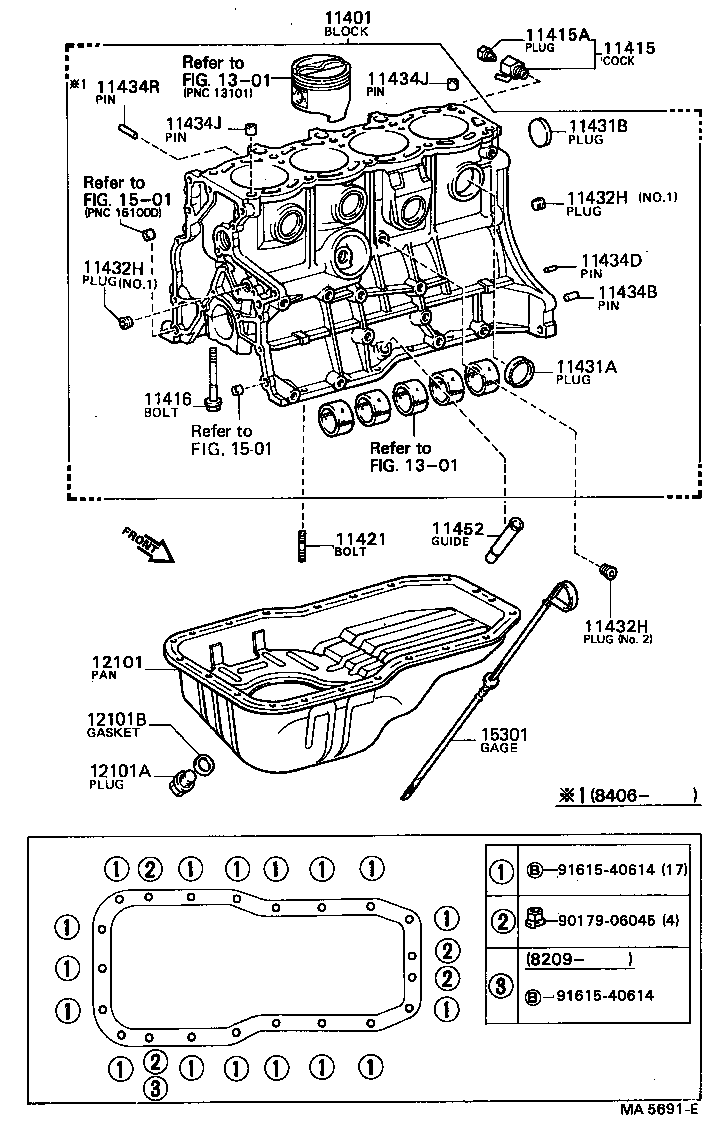  CAMRY VISTA |  CYLINDER BLOCK