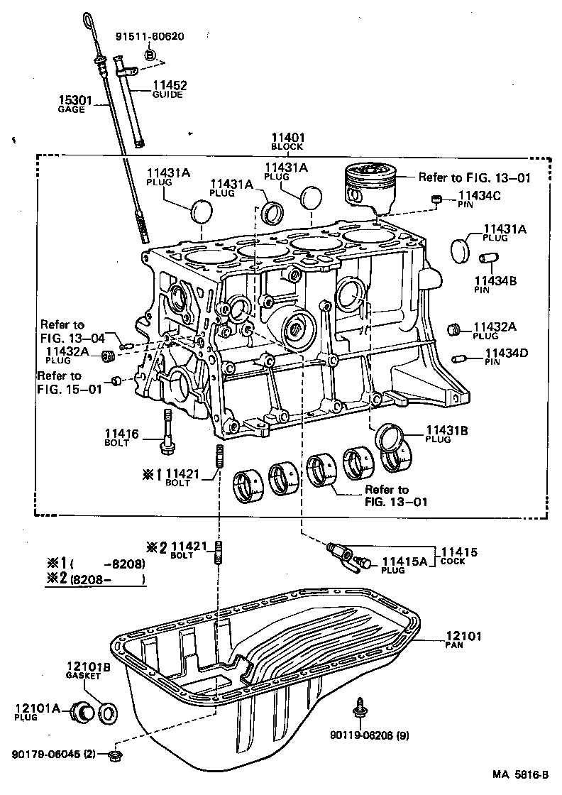  COROLLA |  CYLINDER BLOCK