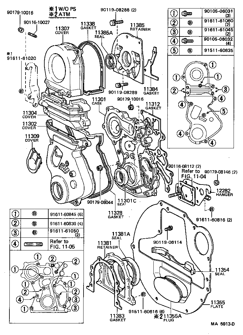  MARK 2 |  TIMING GEAR COVER REAR END PLATE